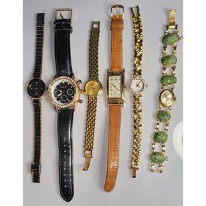 Ladies Estate Watch Lot Bulova Fitz Pedre Lenrud Century Steiner Gold Diamond